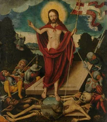 Résurrection du Christ et le Triomphe sur la Mort et le Diable